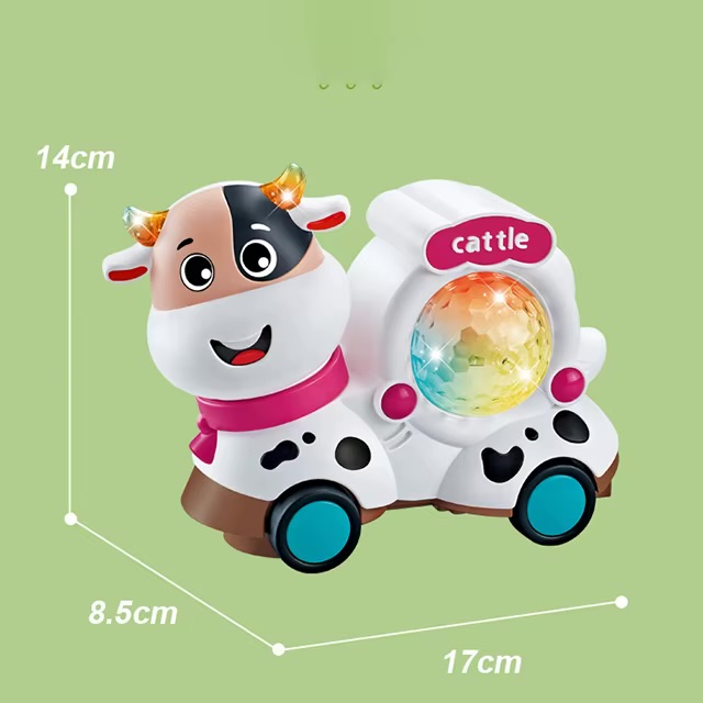 Jucarie interactiva cu doua animalute - imagine 3